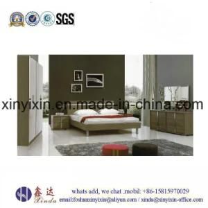 American Oak Bedroom Furniture Modern Wooden Bed (B20#)
