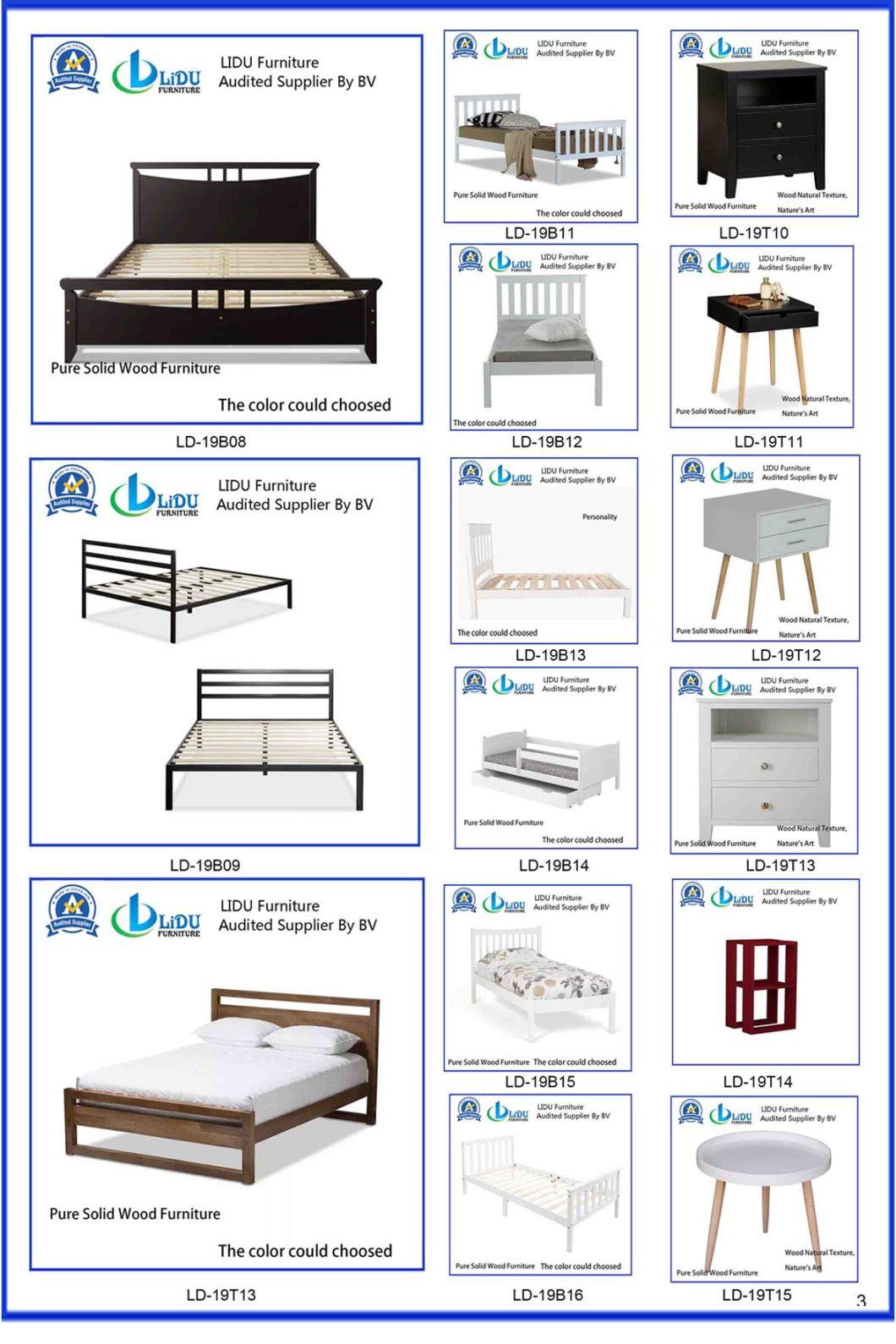 Solid Wood Twin Low Bunk Bed Children Bed Day Bed