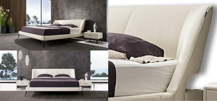 New Modern Furniture Foshan Furniture Market Price Leather Bed Home Bedroom Furniture