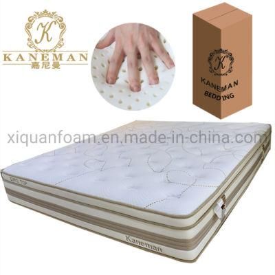 Latex Bed Mattress in Box Coil Spring Mattress King Size