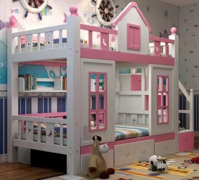 High Quality Children&prime; S Solid Wood Bunk Bed