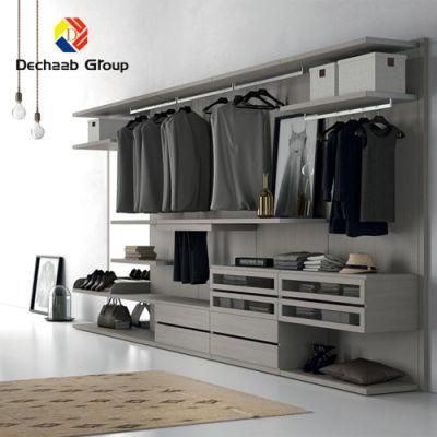 Walk in Door Wooden Bedroom Wardrobe Cupboard
