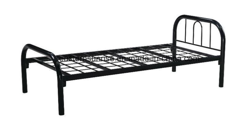 High Quality Cheap Home Use Metal Steel Iron Single Bed
