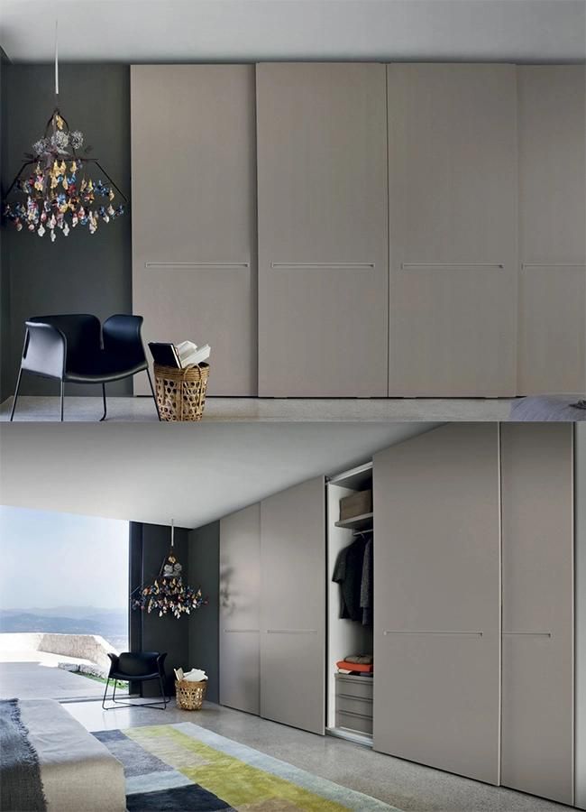 Modern Style Wooden Bedroom Furniture Sliding Door Wardrobes (BSW-03)