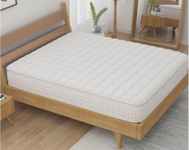 Full Size Zippered Cover Natural Bed Set Full Mattress