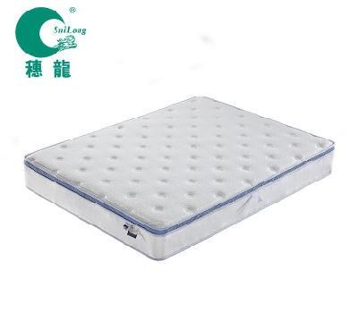 Bedroom Furniture Popular Euro-Top Design Latex Pocket Spring Mattress