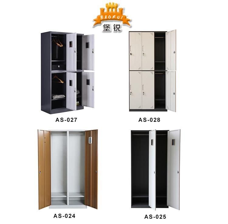 2019 3 Doors Metal Storage Wardrobe Cabinet