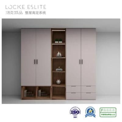 Modern Home Factory Direct Sales Simple Style Semi-Open Multi-Functional Wardrobe