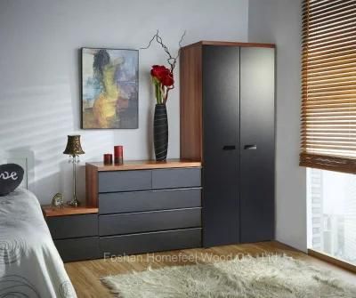 New Design High Gloss Bedroom Furniture Set (HF-EY080917)
