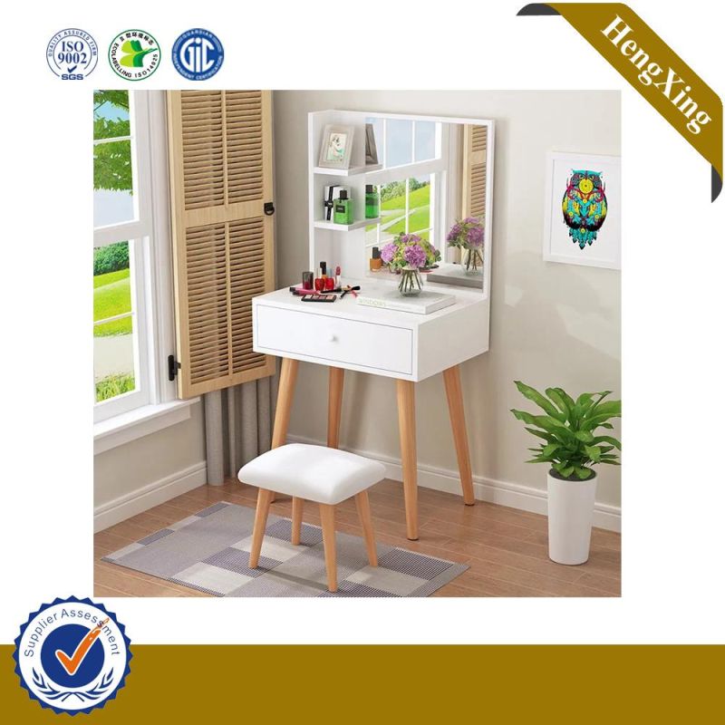 Wholesale Modern Home Hotel Wooden Bedroom Furniture Set Glass Dressing Dresser Mirror Table