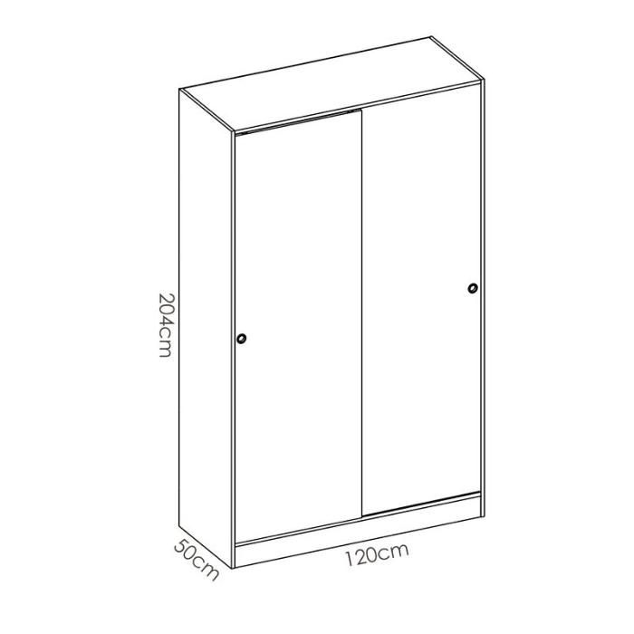 Wholesale Modern Home Bedroom Furniture MDF Closet Sliding Wardrobe (HF-WF071821)