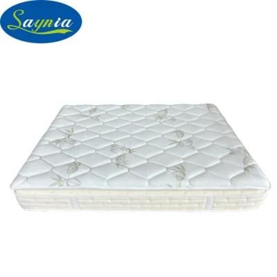 High Density Natural Latex Sponge King Hotel Compressed Memory Foam Bed Coil Bonnell Spring Mattress