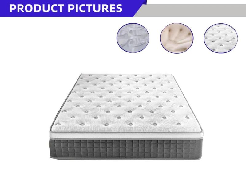 Hotel Roll Packing Mattress Pocket Spring High Density Foam Mattress