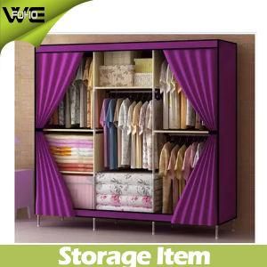 Home Furniture Beautiful Utility Nonwoven Wardrobe Armoire Closet