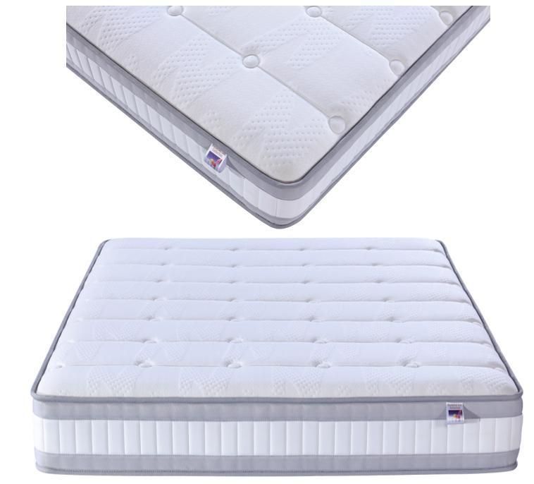 Double Size Knitted Fabric Home Furniture Hotel Bed Soft Pocket Spring Mattress