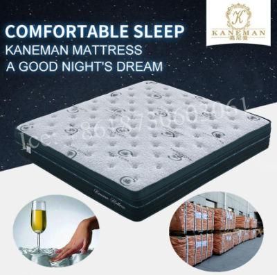 Flat Packed Aloe Vera Mattress Kaneman Made Firm Spring Mattress