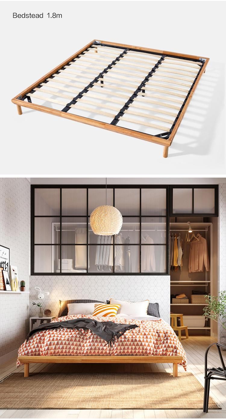 Linsy Simple Wooden Design Bedroom Furniture Wood Beds Frame R285