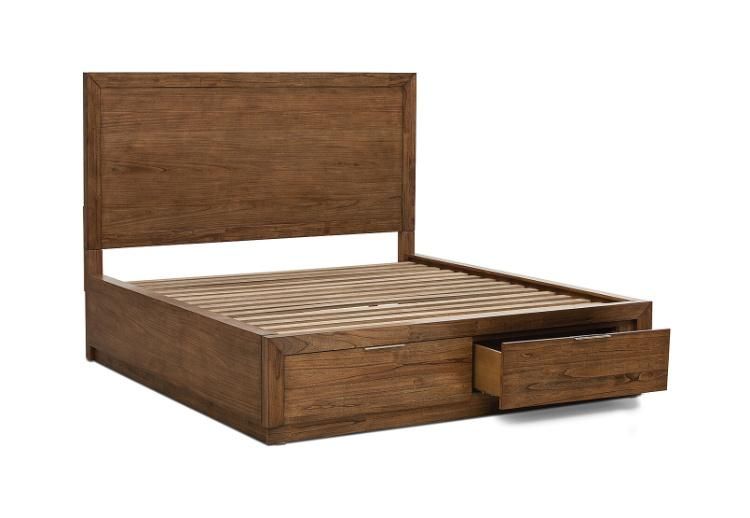 Wooden King Size Bed with Drawer