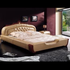 Elegant Nice Leather Bed (908)