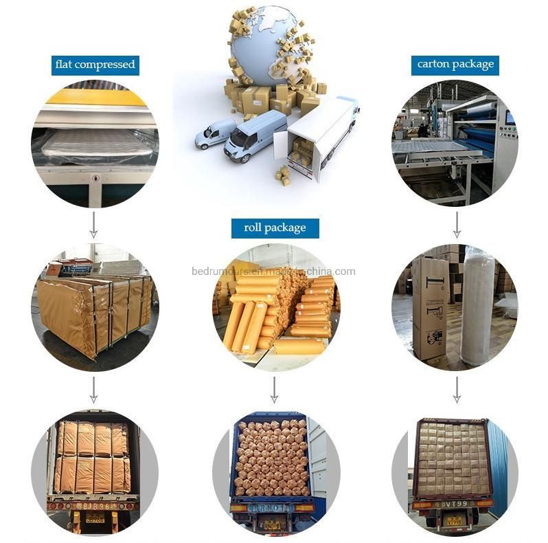 Made in China Wholesale Spring Mattress Hotel Furniture Memory Foam Mattress Bed Twin Bed Mattress Foam Mattress