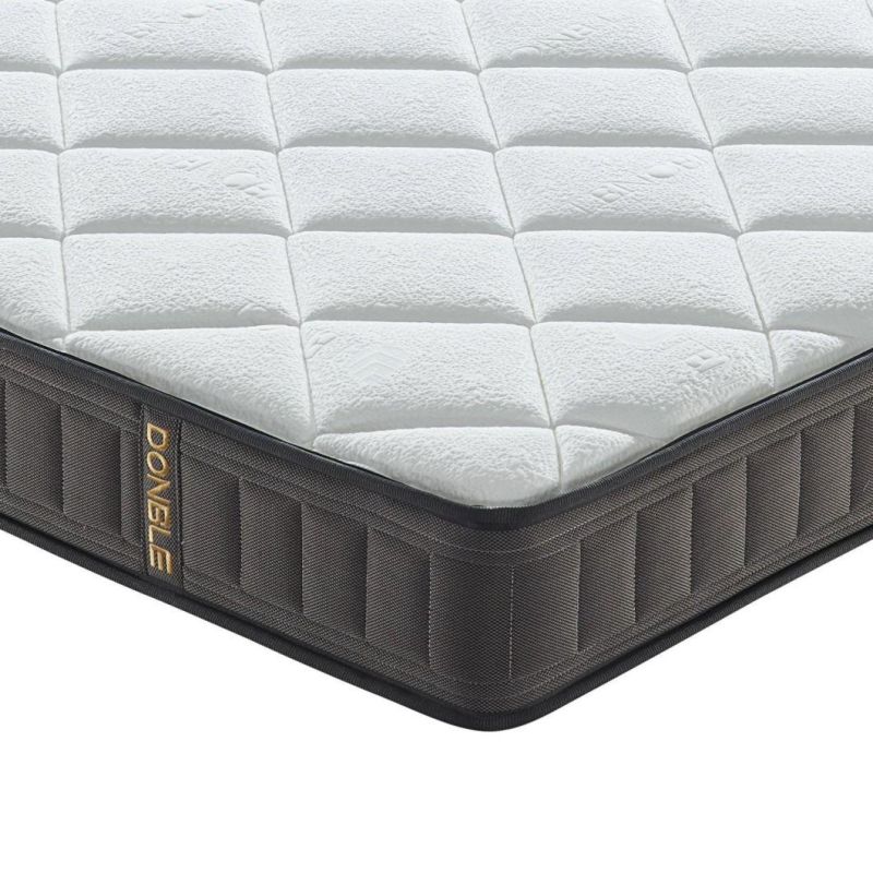 China Popular King Queen Size Medium Firm Memory Foam Inner Sprung Bed Room Latex Compress and Roll Box Mattress
