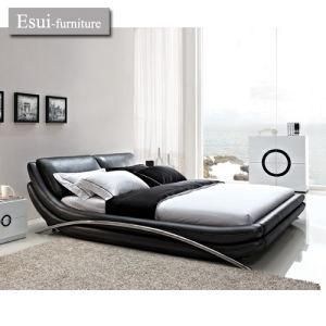 The Modern Bedroom Furniture of Leather Bed (8197#)
