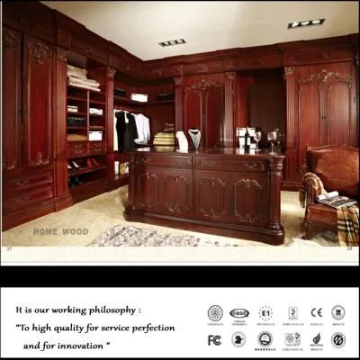 Duke Luxury Large Solid Wood Open Walk in Closet