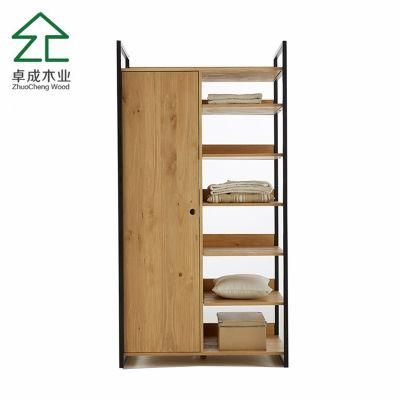 Metal Wardrobe Closet Organizer Storage Shelf for Bedroom Clothes