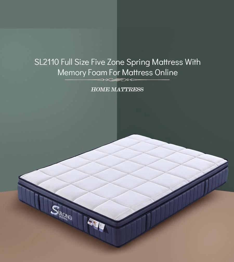 5 Zone Hotel High-Density Pocket Spring Latex Memory Foam Mattress