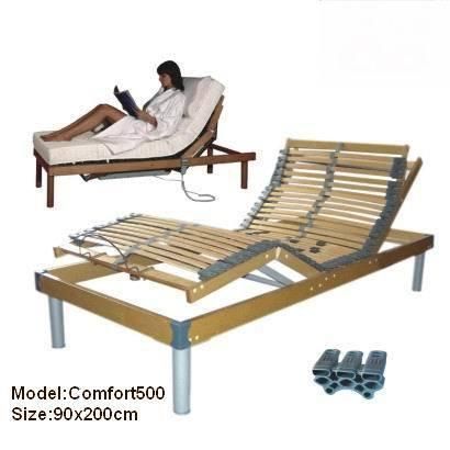 European Style Popular Branch with Wired Handset Slat Adjustable Bed