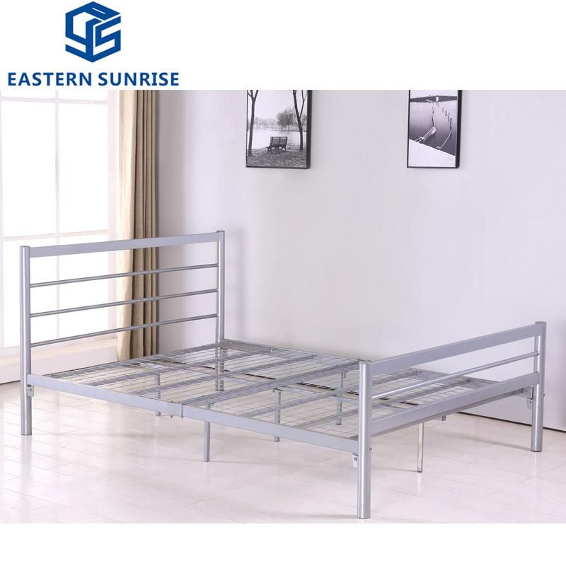 Heavy Loading Knock Down Structure Metal Single Bed for Army School