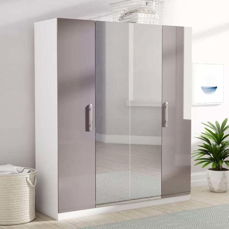 High Quality Wooden Locker Bedroom Home Furniture Multi Space Wardrobe