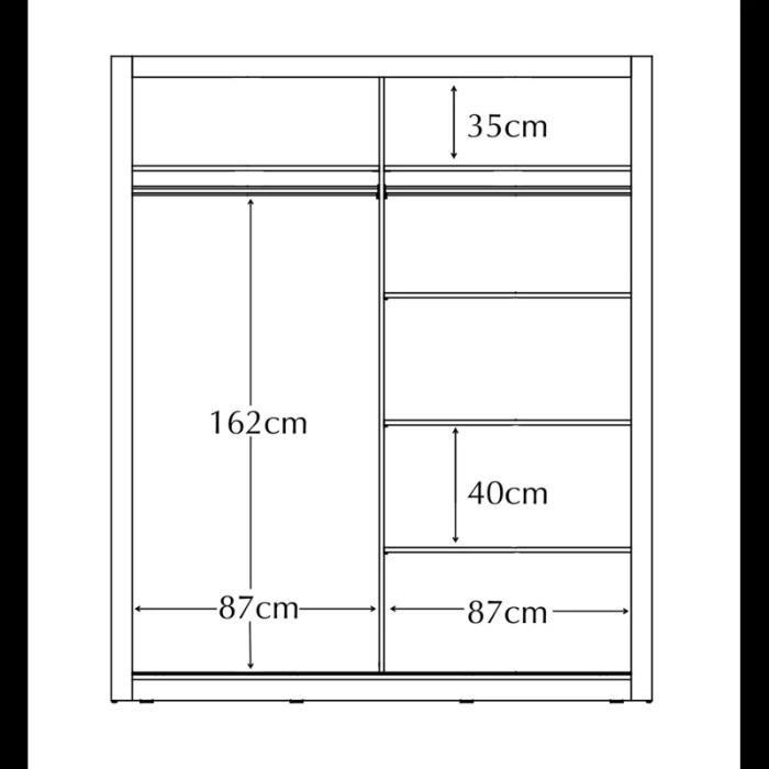 Modern Home Bedroom Furniture Wooden Wardrobe Walk in Closet