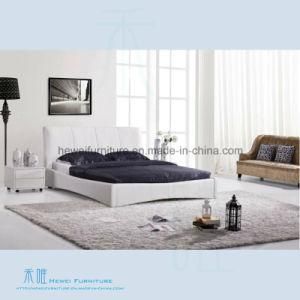 High Quality Soft Leather Bed of Bedroom Furniture (HW-K238AB)