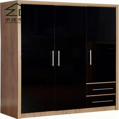 Perfect Choice New Modern Large Storage Wood Color Wardrobe
