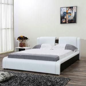 Elegant Style Leather Bed of Bedroom Furniture