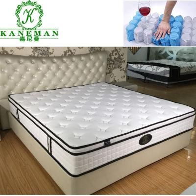 Wholesale Import Comfort Night Vacuum Packed Pocket Coil Euro Spring Mattress in Box
