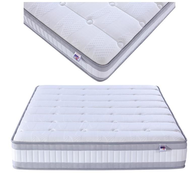 Twin Bed Pocket Coil Spring Mattress Twin Tight Top Design Home and Hotel Used