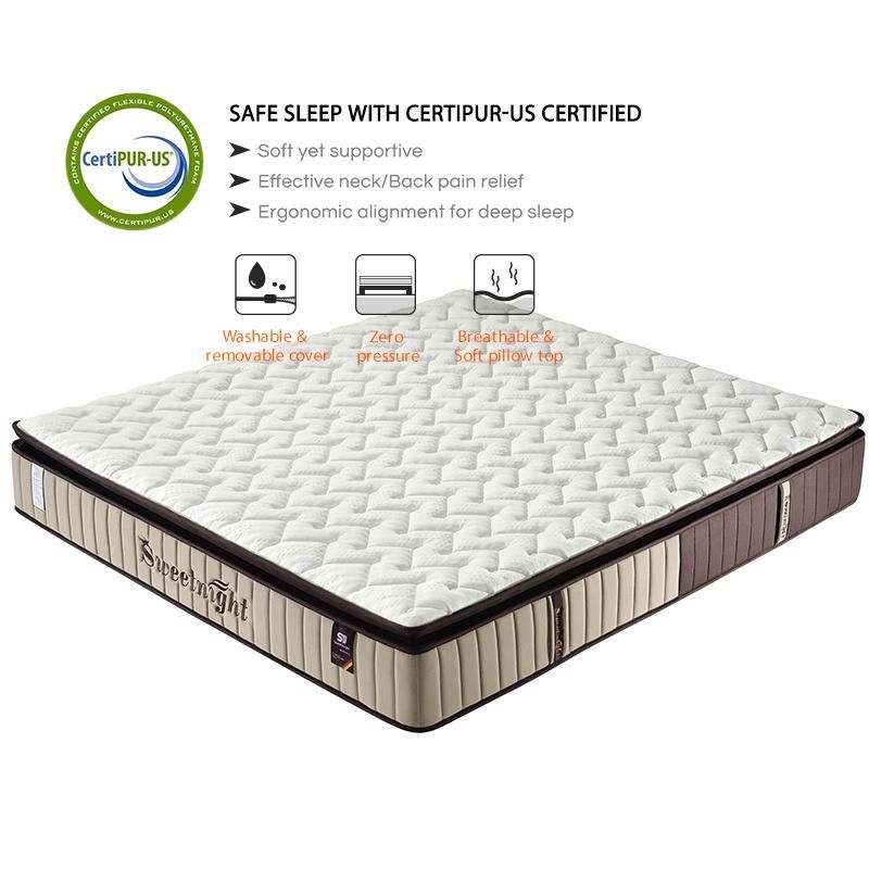 Hotel Firm Anti Condensation Mat Full Size Latex Spring Mattress