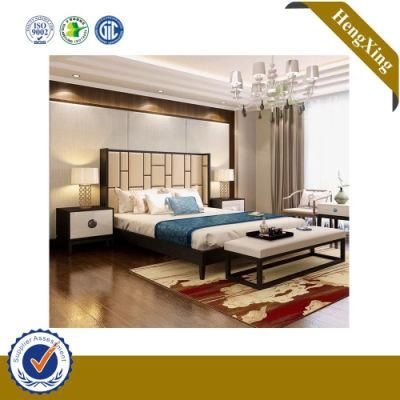 Modern Luxury Design Wooden Bedroom Furniture Bed for Hotel