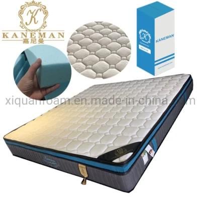 Rolled Bed Spring Mattress Memory Foam Mattress Luxury Sleep Mattress