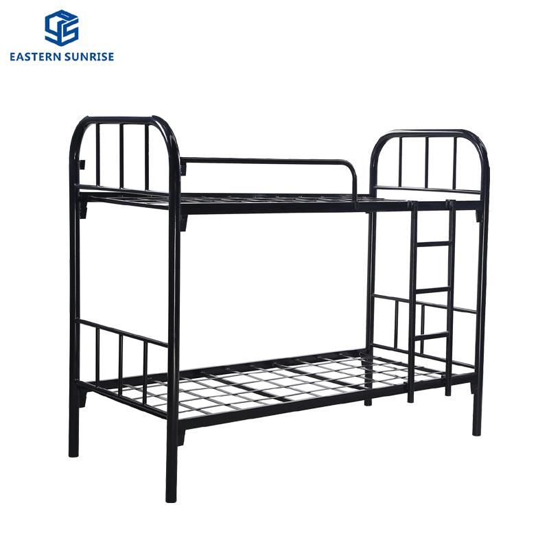 Metal Bunk Bed Cheap Twin Sleeper Bed for Dormitory School Army