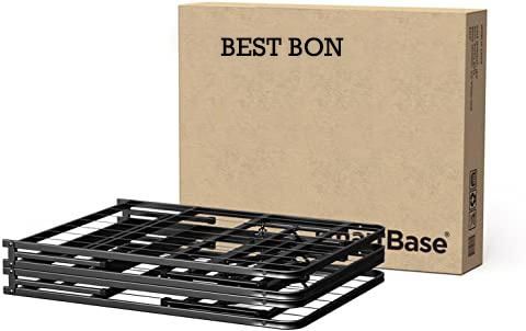 14" Iron Queen Bed with Head Board 34.5", Mattress Foundation