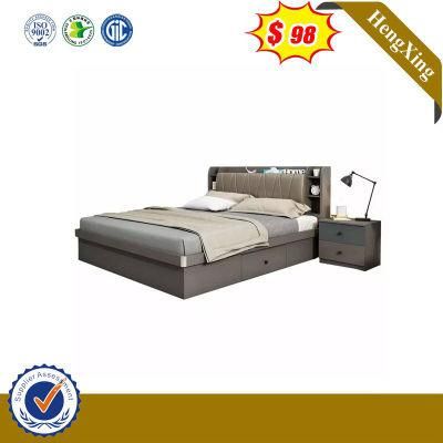 Modern Home Bedroom Furniture Wooden Wardrobe Mattress Queen King Double Size Bed Frame
