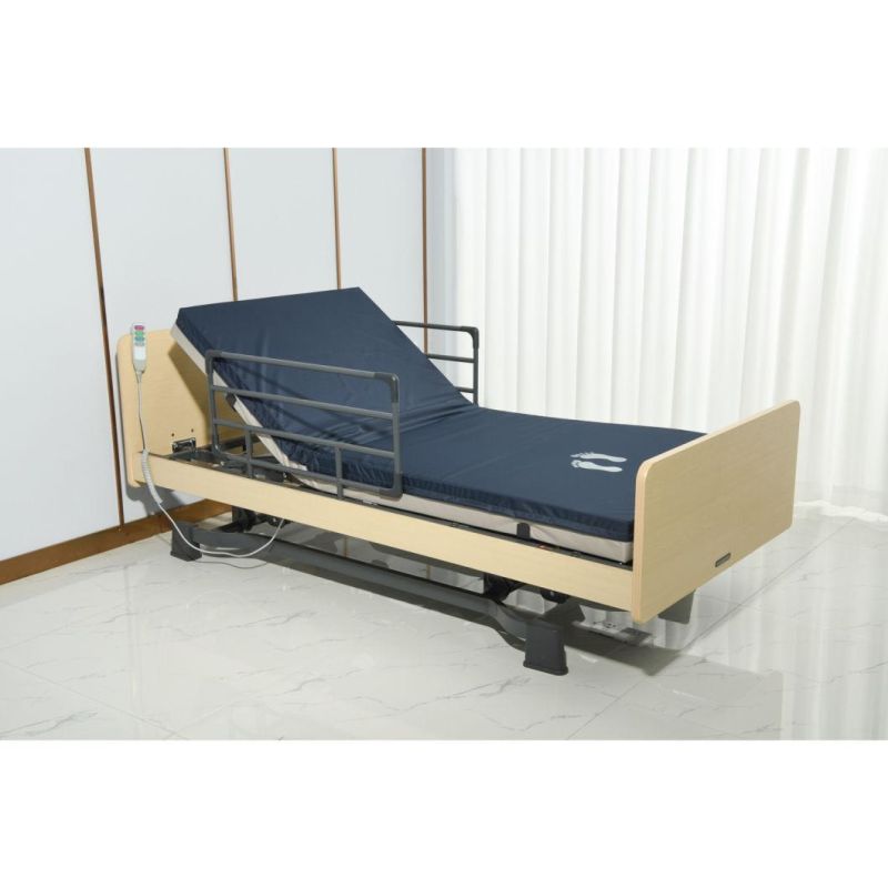 Home Care Nursing Elder Sick People Electric Adjustable Bed Foundation with Waterproof Cover