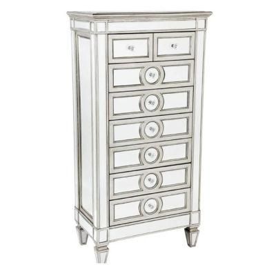 Personal Customized Low Price 5 Drawers Tallboy Mirror Cabinet