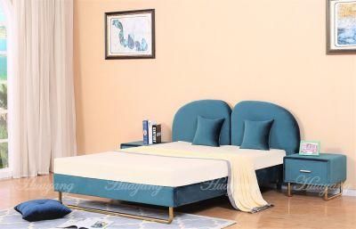Huayang Home Bedroom Apartment Furniture King Double Size Bed King Bed