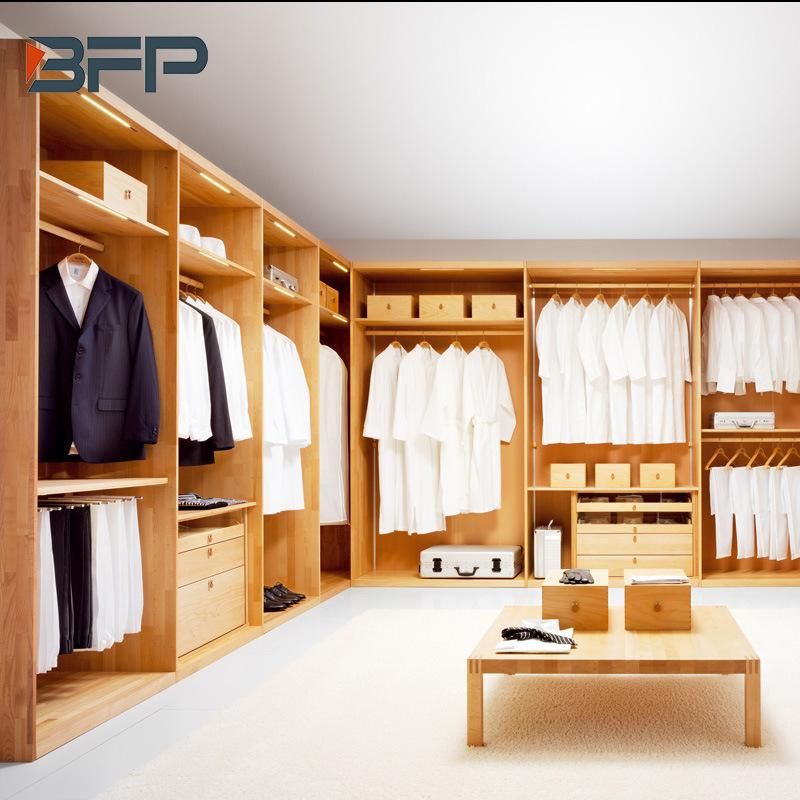Modern Style Solid Wood Bedroom Armoire Wardrobe