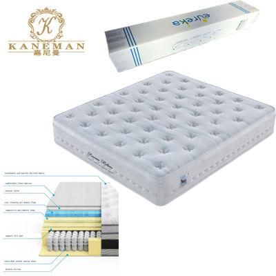 New Design Classic Euro Top Pocket Spring Mattress Roll in a Box