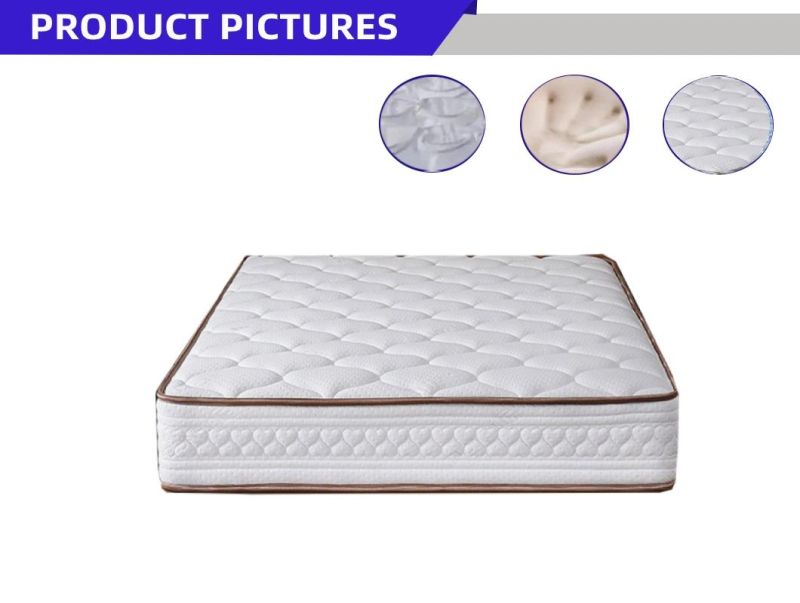 King Size Pocket Spring Hotel Living Bedroom Furniture Latex Foam Memory Bed Mattress